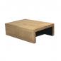 Preview: SOFAABLAGE “Kaffee-Coffee” BUCHE MASSIV-HOLZ,