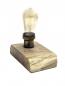 Preview: EDISON LAMPE AUS MASSIVEN WALLNUSS-HOLZ