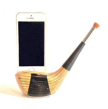  Dockingstation, Ladestation, Apple iPhone 5 bis 10 antiker Golfschläger Pinsplitter 1
