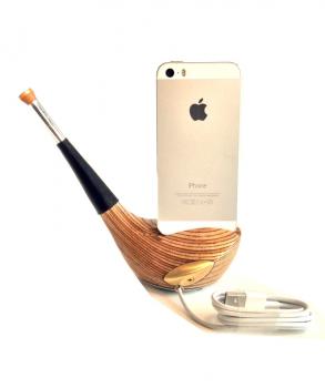  Dockingstation, Ladestation, Apple iPhone 5 bis 10 antiker Golfschläger Pinsplitter 1