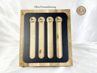 Wildeiche Kaffeekapselhalterung für Kaffeekapseln