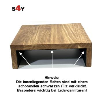 SOFAABLAGE “Kaffee-Coffee” Eiche RUSTIKAL