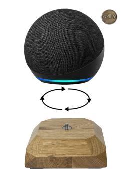 Eiche Ständer S-10 für Amazon Echo Dot 4. Generation