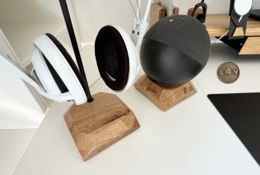 Eiche Ständer S-10 für Amazon Echo Dot 4. Generation