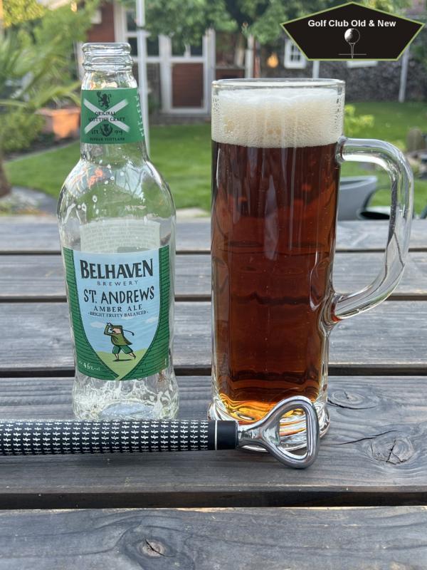FLASCHENÖFFNER, KAPSELHEBER VINTAGE MIT GOLFGRIFF