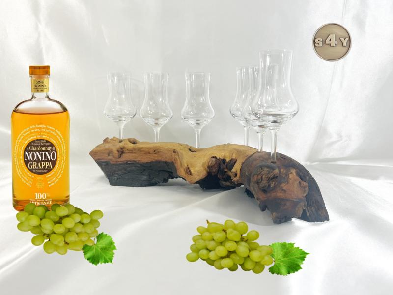 Grappaglas ohne Fuß zum Einstecken in Sand oder Halterungen