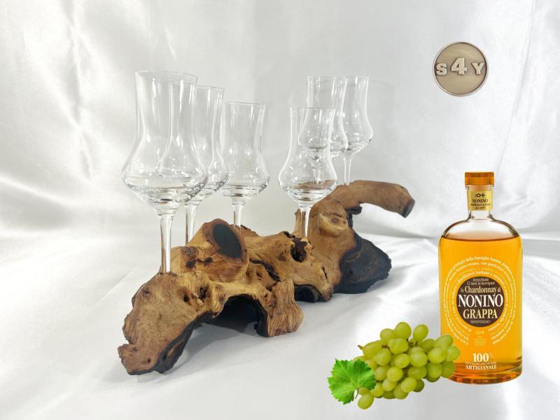 Grappaglas ohne Fuß zum Einstecken in Sand oder Halterungen