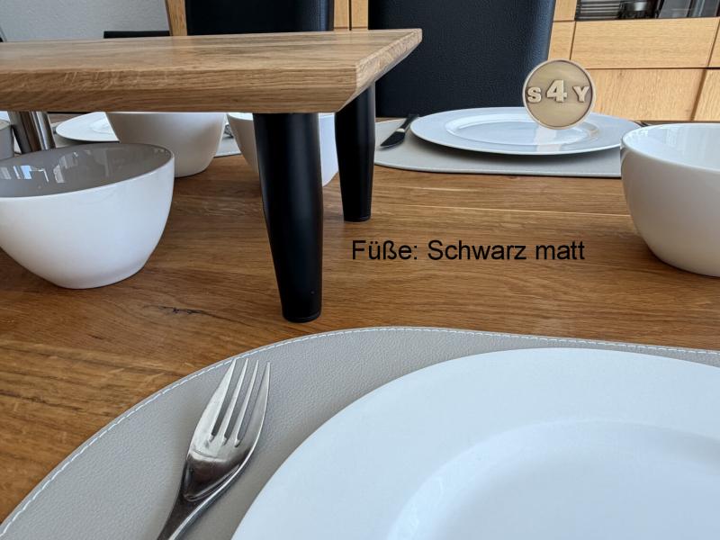 Raclettetisch Wildeiche Tischerhöhung