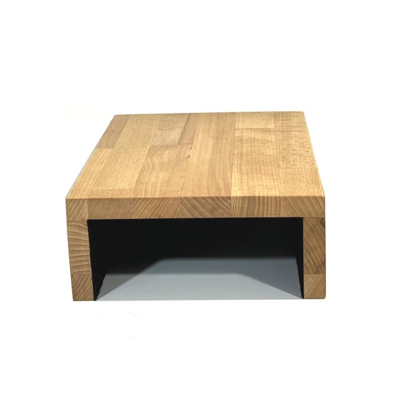 SOFAABLAGE “Kaffee-Coffee” BUCHE MASSIV-HOLZ,
