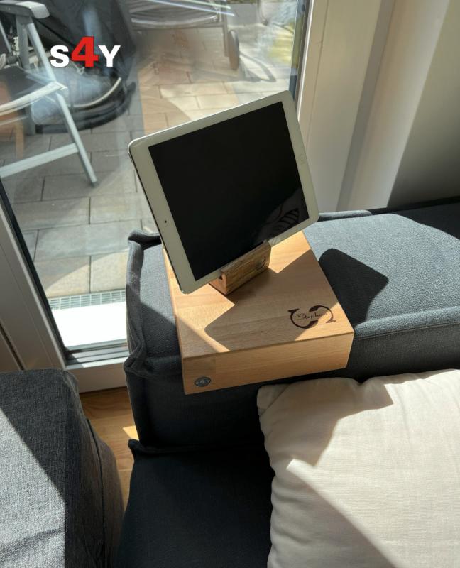 SOFAABLAGE “Kaffee-Coffee” BUCHE MASSIV-HOLZ, Personalisierung