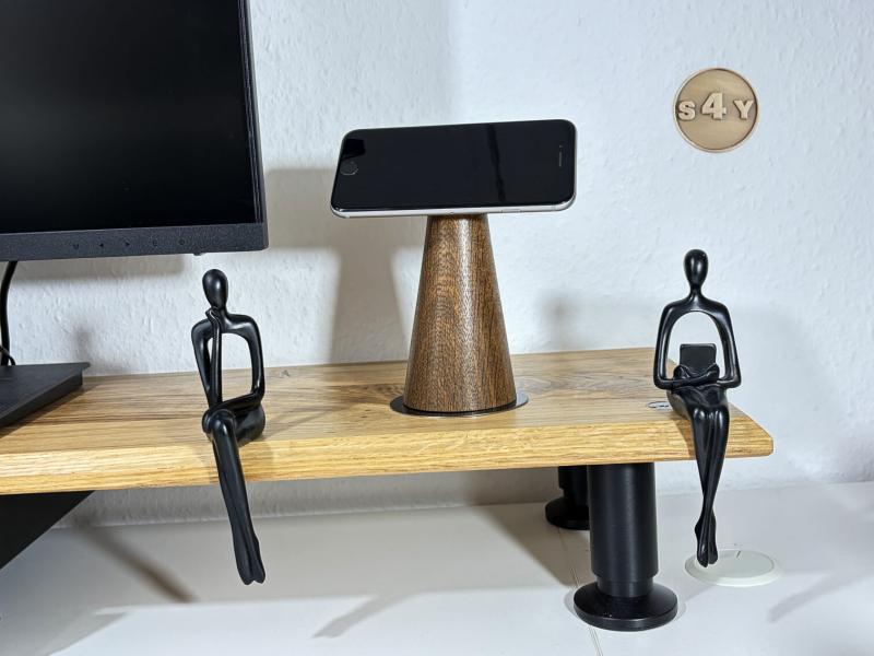 iPhone Halterung Mooreiche 360°